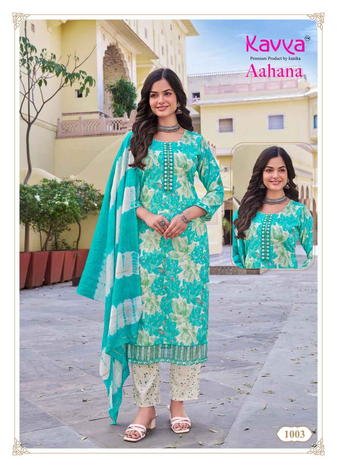 Kavya Aahana Vol-1 Capsule Readymade Suit Wholesale Price (10 pcs Catalogue)