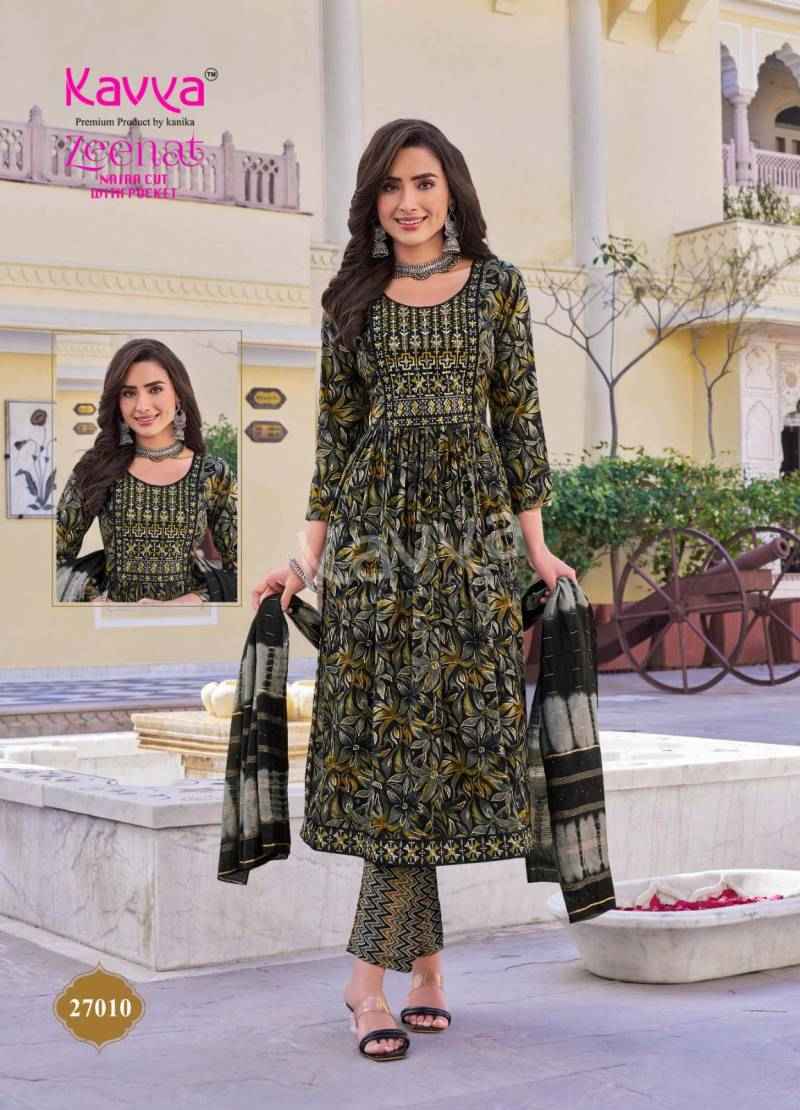 Kavya Zeenat Vol 27 Capsule Designer Readymade Suits ( 10 Pcs Pcs Catalogue )