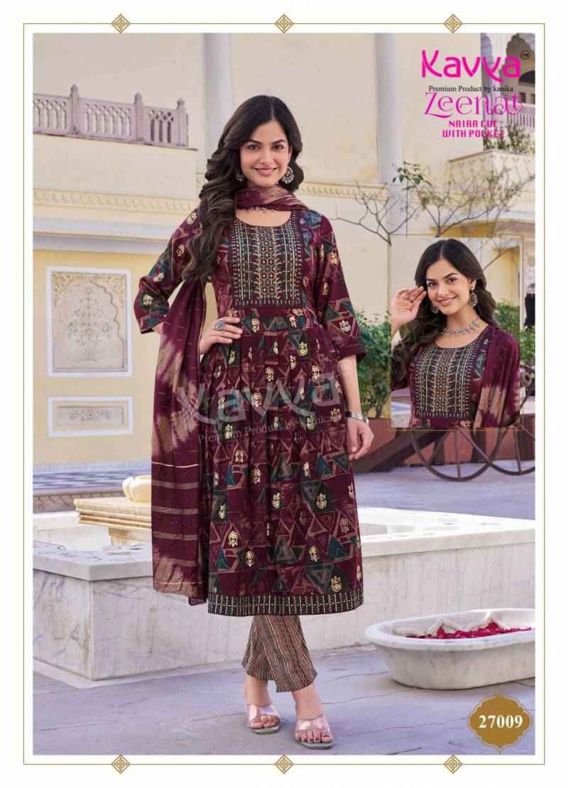 Kavya Zeenat Vol 27 Capsule Designer Readymade Suits ( 10 Pcs Pcs Catalogue )
