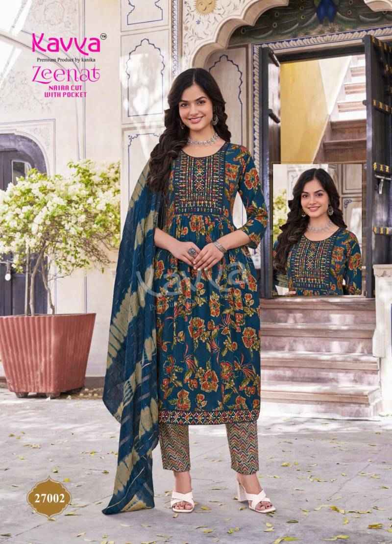 Kavya Zeenat Vol 27 Capsule Designer Readymade Suits ( 10 Pcs Pcs Catalogue )