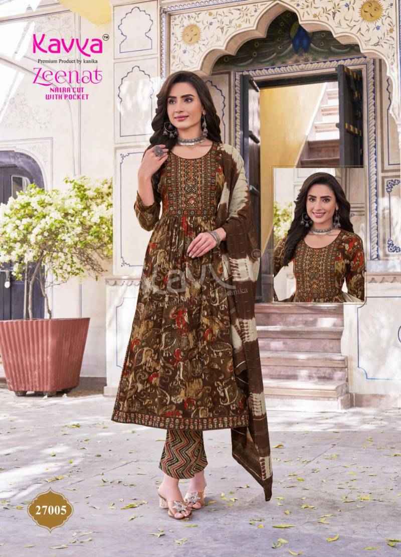 Kavya Zeenat Vol 27 Capsule Designer Readymade Suits ( 10 Pcs Pcs Catalogue )