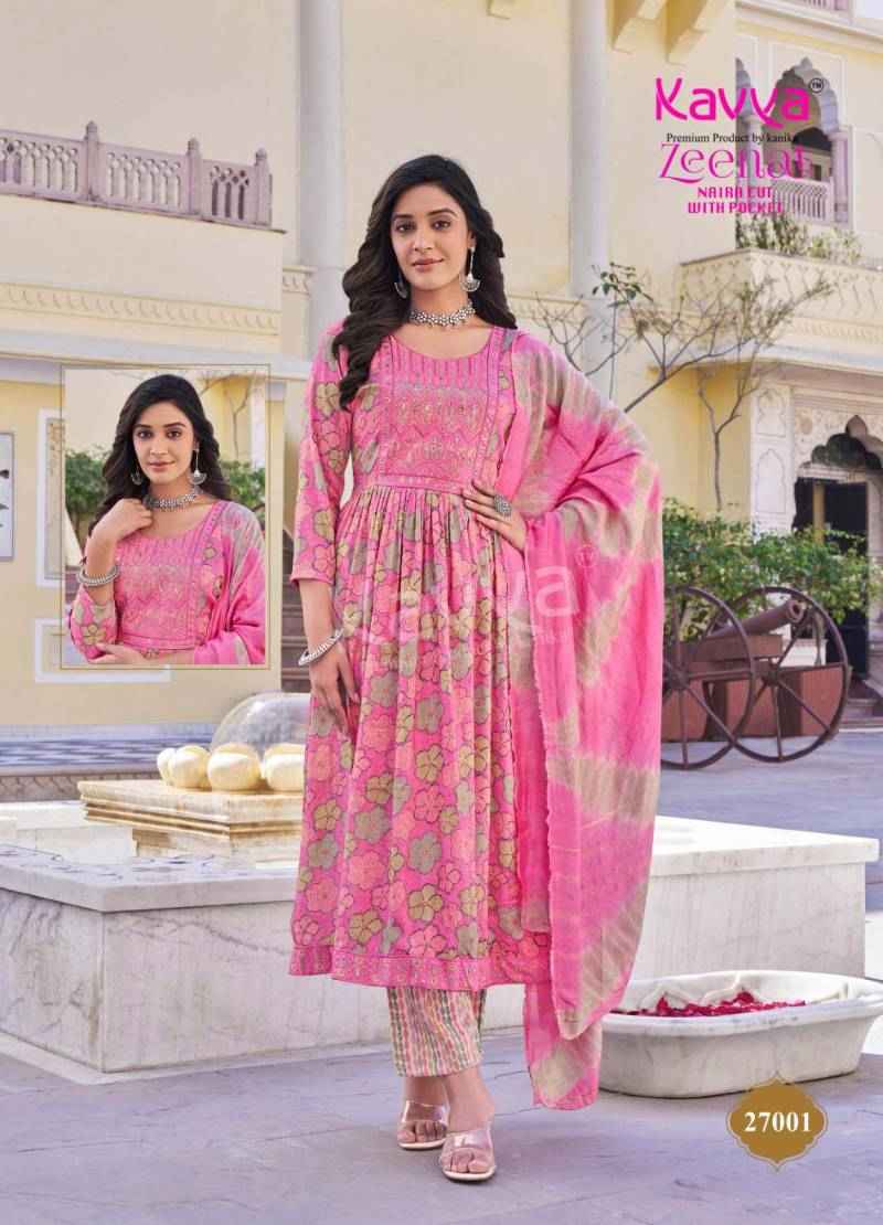 Kavya Zeenat Vol 27 Capsule Designer Readymade Suits ( 10 Pcs Pcs Catalogue )