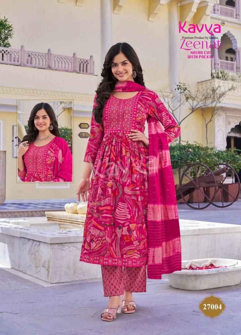 Kavya Zeenat Vol 27 Capsule Designer Readymade Suits ( 10 Pcs Pcs Catalogue )