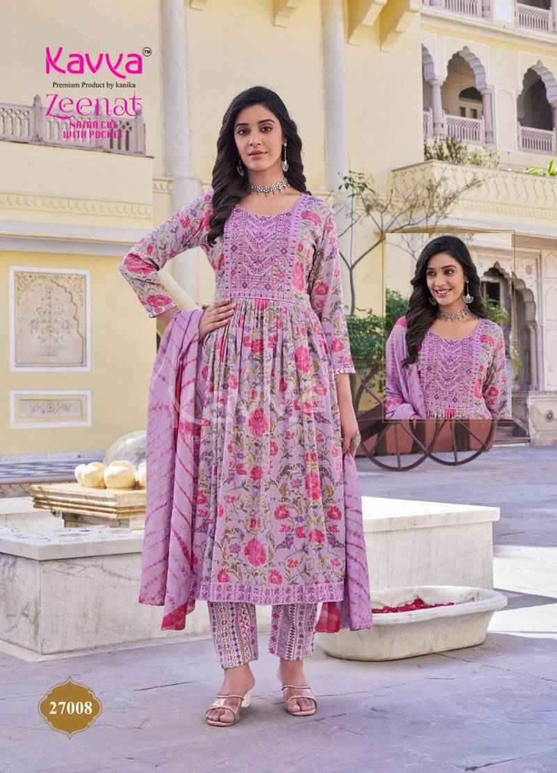 Kavya Zeenat Vol 27 Capsule Designer Readymade Suits ( 10 Pcs Pcs Catalogue )