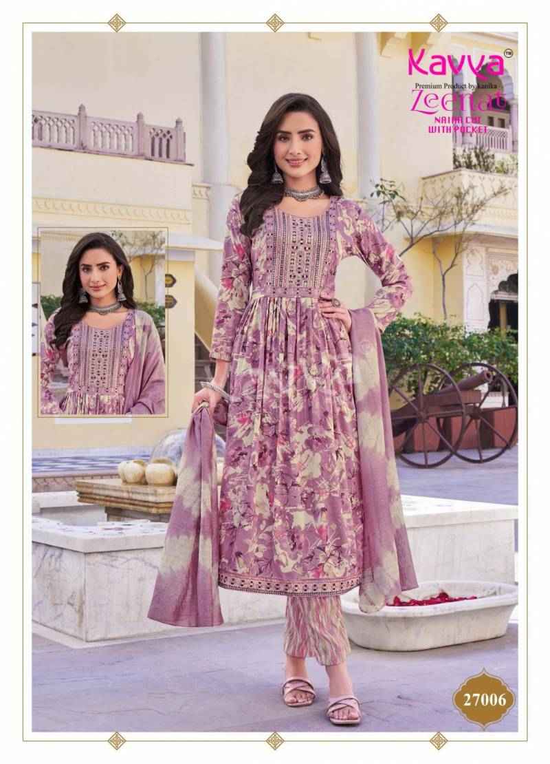 Kavya Zeenat Vol 27 Capsule Designer Readymade Suits ( 10 Pcs Pcs Catalogue )
