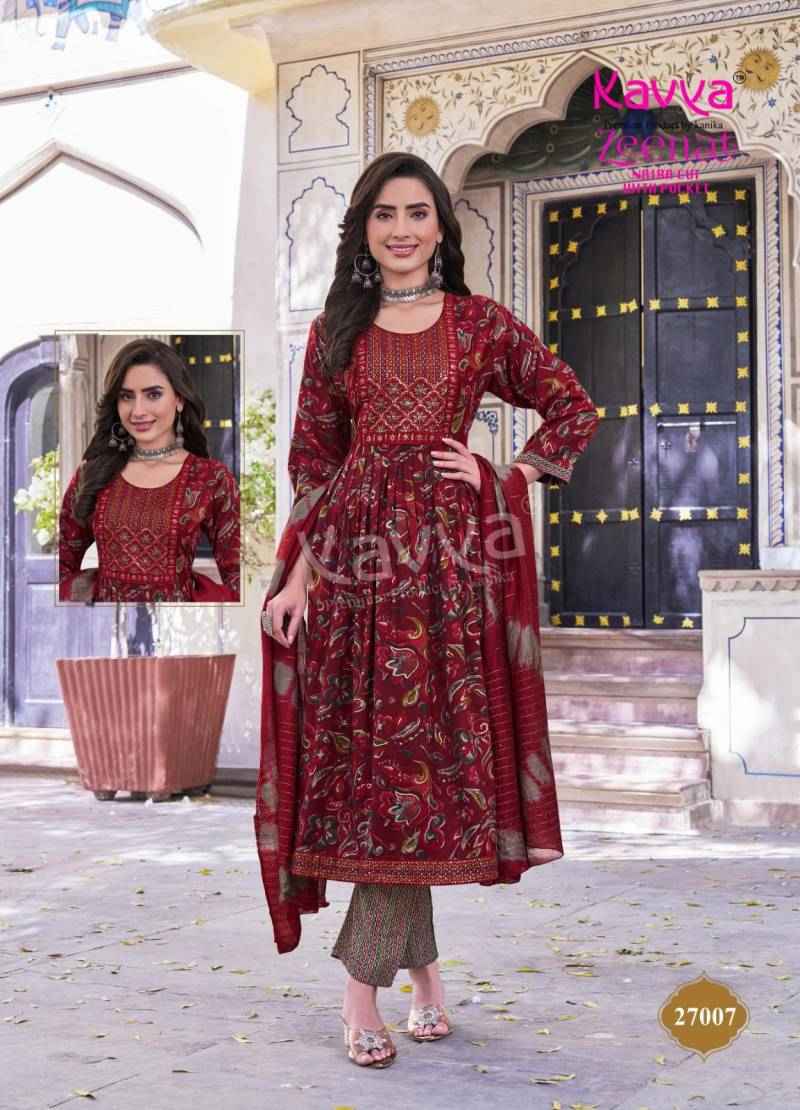 Kavya Zeenat Vol 27 Capsule Designer Readymade Suits ( 10 Pcs Pcs Catalogue )