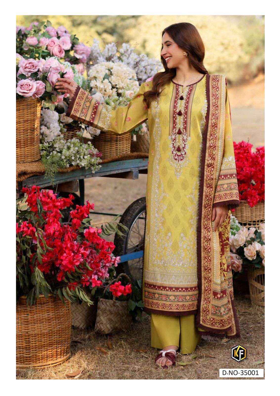 Keval Fab Maria B Vol 35 Pure Cotton Pakistani Suits ( 6 Pcs Catalogue )