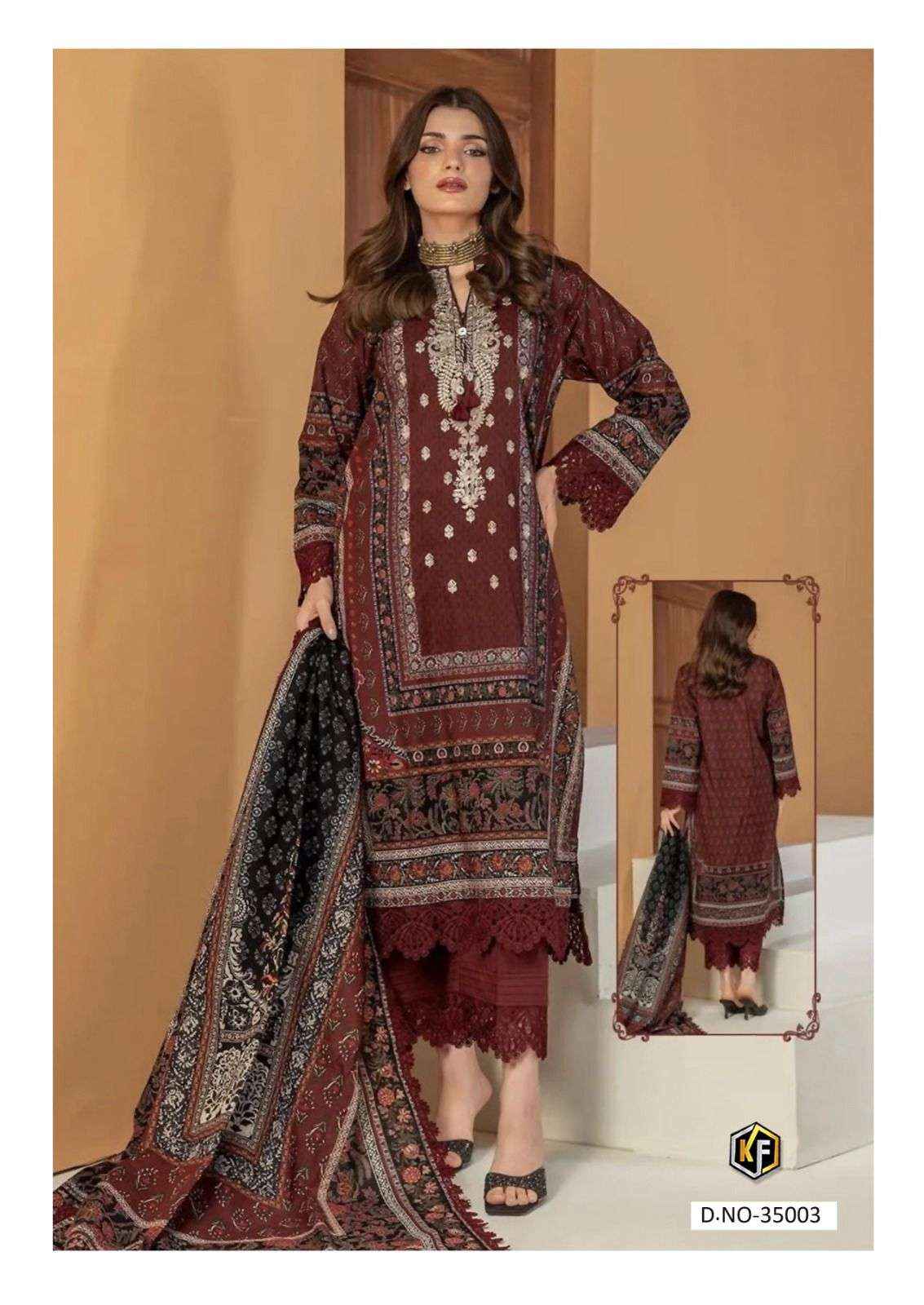 Keval Fab Maria B Vol 35 Pure Cotton Pakistani Suits ( 6 Pcs Catalogue )