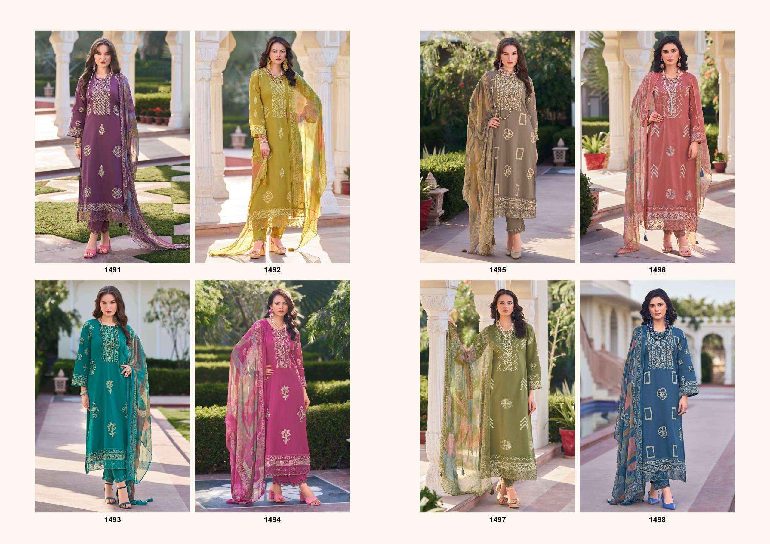 Kilory Trends Zarokha Vol-3 Lawn Cotton Dress Material ( 8 pcs Catalogue)