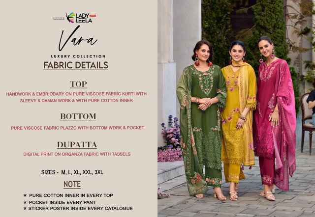 Lady Leela Vara Readymade Suits Wholesale Price ( 6 pcs Catalogue )