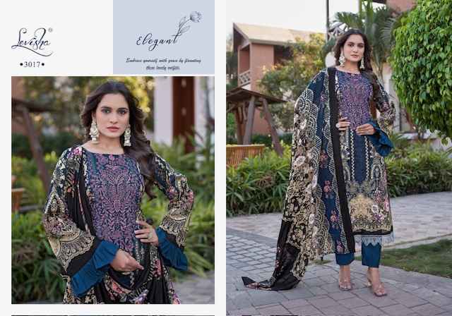 Levisha Anarkali Pakistani Cotton Dress Material - Wholesale Factory ( 9 pcs Catalogue )