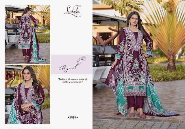 Levisha Anarkali Pakistani Cotton Dress Material - Wholesale Factory ( 9 pcs Catalogue )
