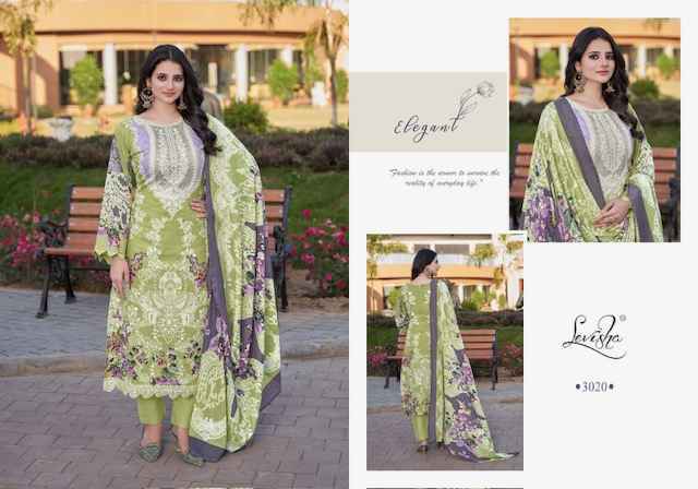 Levisha Anarkali Pakistani Cotton Dress Material - Wholesale Factory ( 9 pcs Catalogue )