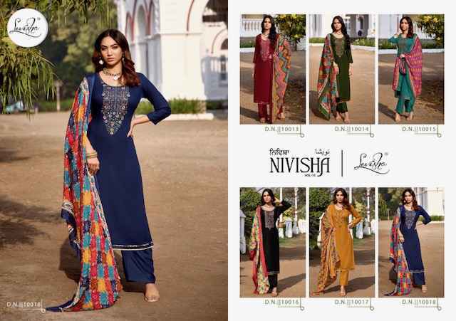 Levisha Nivisha Vol 10 Suits Wholesale Market Surat ( 6 pcs Catalogue )