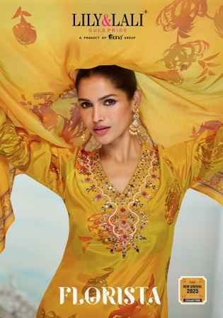 Lily & Lali Florista Readymade Natural Crepe Dress Wholesale Price ( 6 Pcs Catalog )