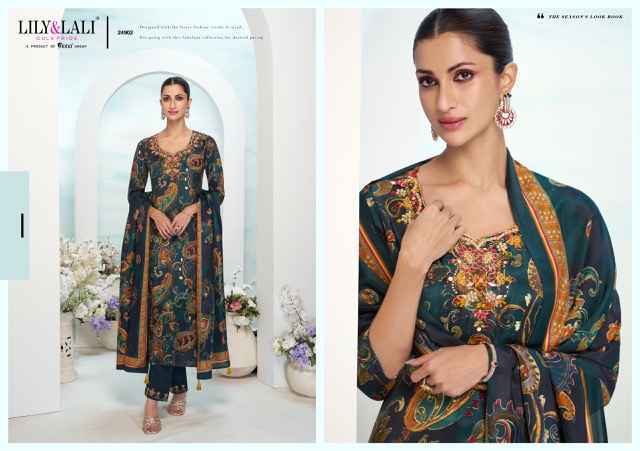 Lily & Lali Florista Readymade Natural Crepe Dress Wholesale Price ( 6 Pcs Catalog )