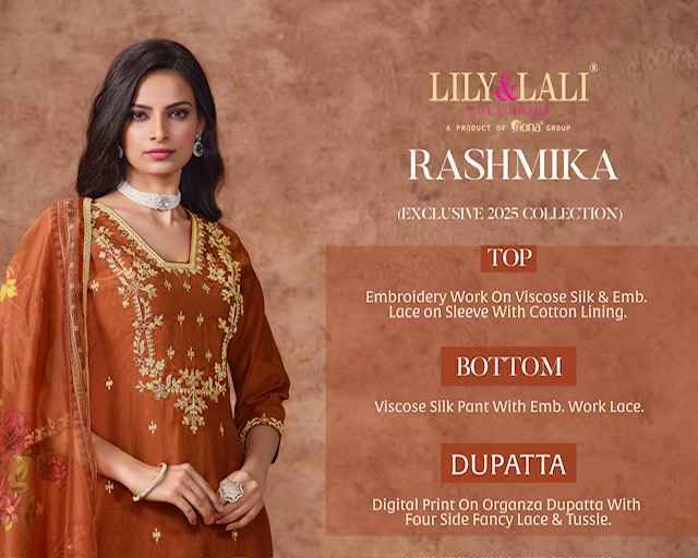 Lily & Lali Rashmika Suits Wholesale - Viscouse Silk Kurti Combo ( 6 pcs Catalogue )