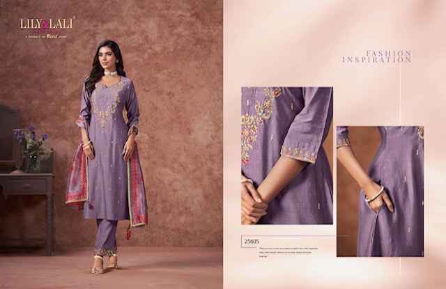 Lily & Lali Rashmika Suits Wholesale - Viscouse Silk Kurti Combo ( 6 pcs Catalogue )