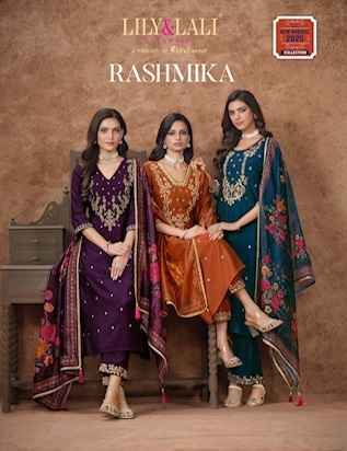 Lily & Lali Rashmika Suits Wholesale - Viscouse Silk Kurti Combo ( 6 pcs Catalogue )