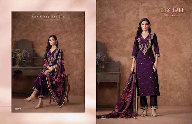 Lily & Lali Rashmika Suits Wholesale - Viscouse Silk Kurti Combo ( 6 pcs Catalogue )