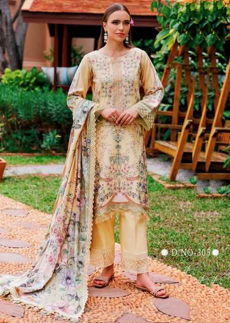 Maryam Hussain Gulaab Vol 3 Cotton Dress Materials ( 6 pc Cataloge )