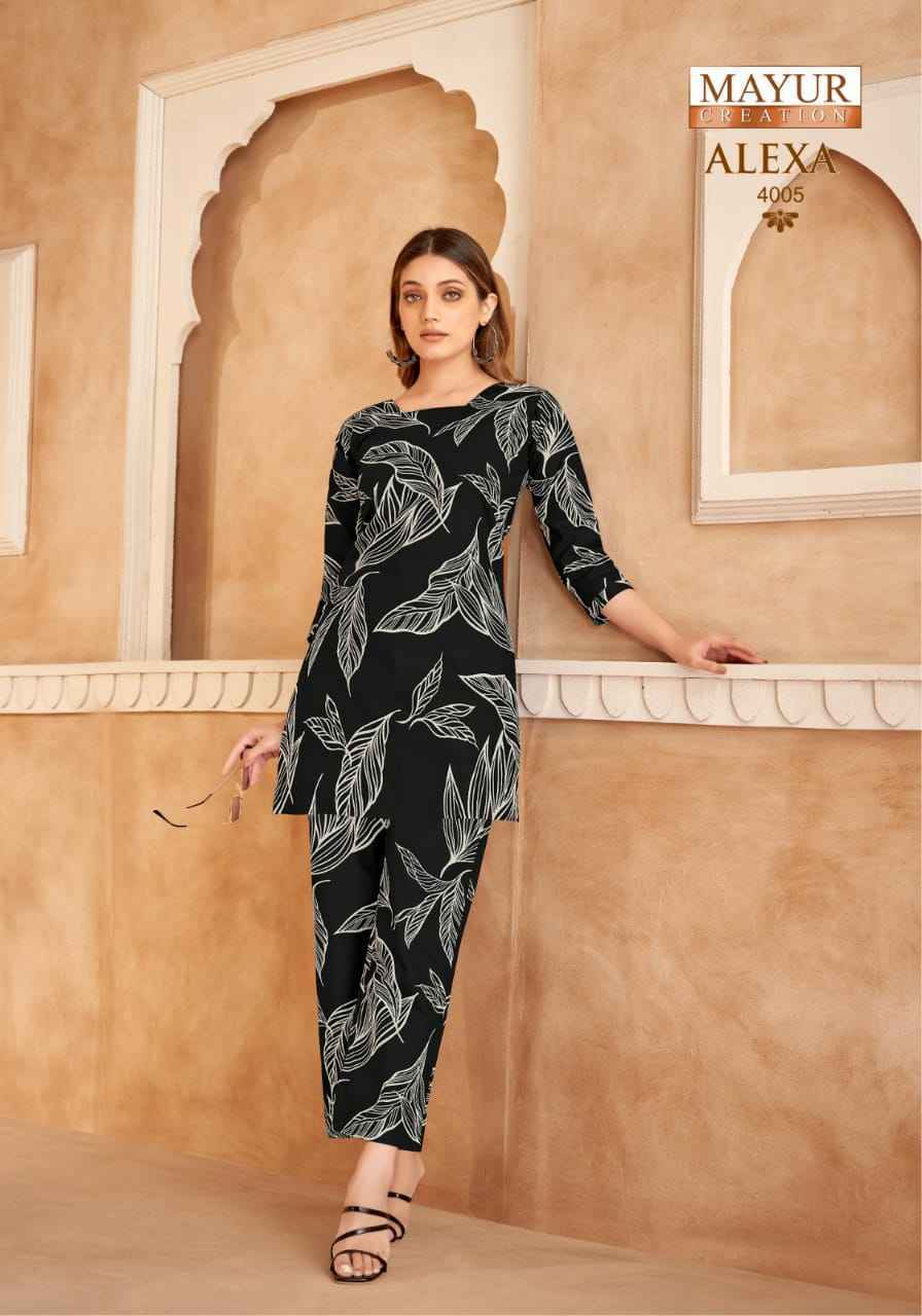 Mayur Creation Alexa Vol 4 Cotton Cord Set - surat Wholesale Market ( 10 pcs Catalogue )
