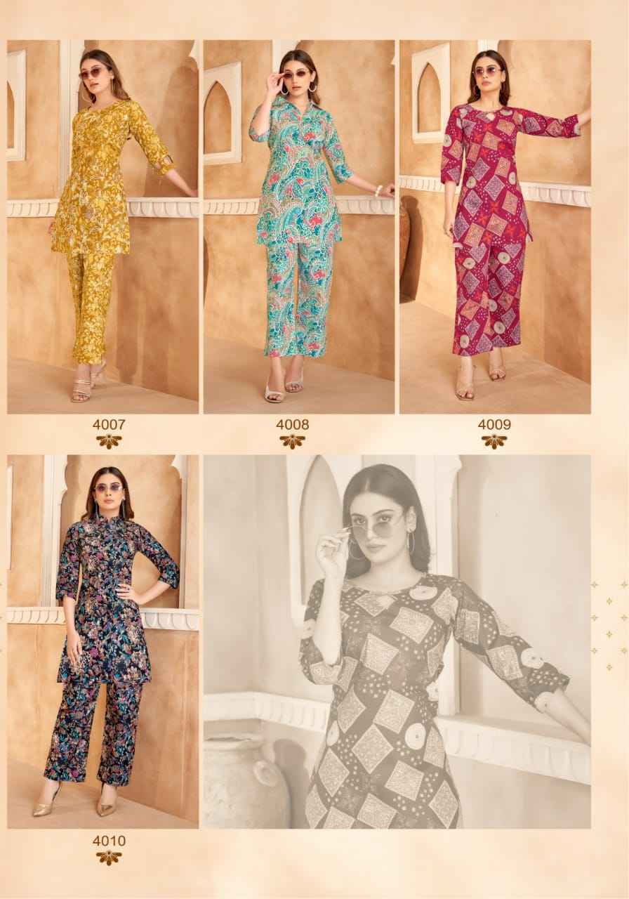Mayur Creation Alexa Vol 4 Cotton Cord Set - surat Wholesale Market ( 10 pcs Catalogue )