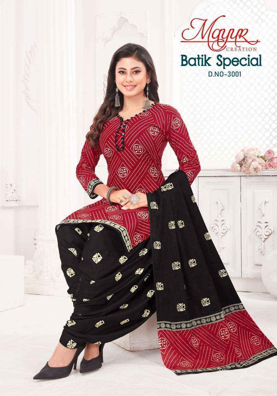Mayur Creation Batik Special Vol-30 Cotton Salwar suits (10 pcs Catalogue)