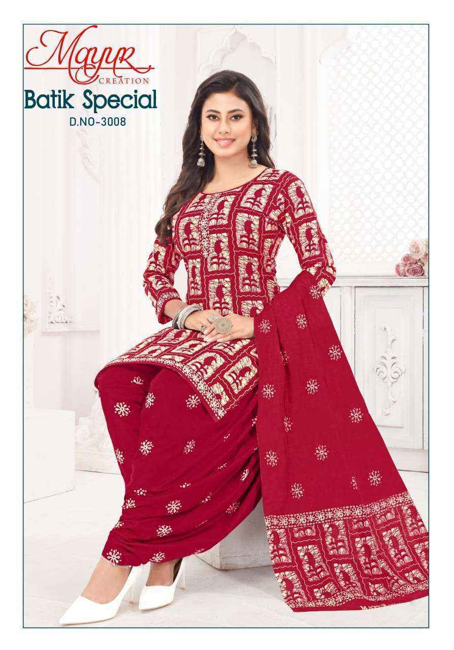 Mayur Creation Batik Special Vol-30 Cotton Salwar suits (10 pcs Catalogue)