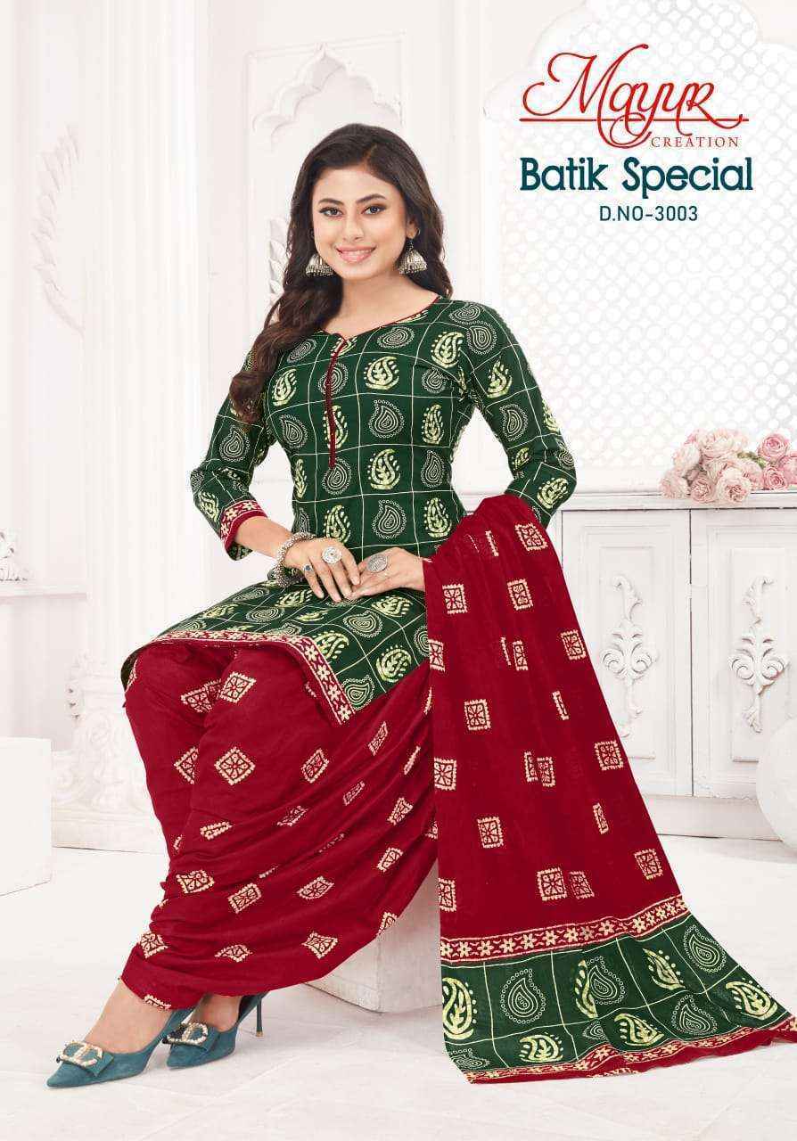 Mayur Creation Batik Special Vol-30 Cotton Salwar suits (10 pcs Catalogue)