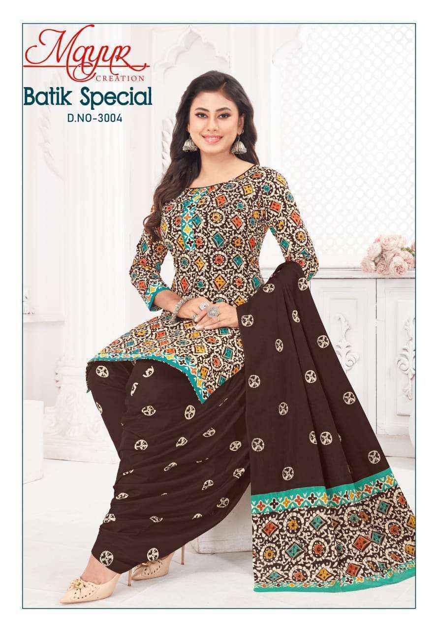 Mayur Creation Batik Special Vol-30 Cotton Salwar suits (10 pcs Catalogue)
