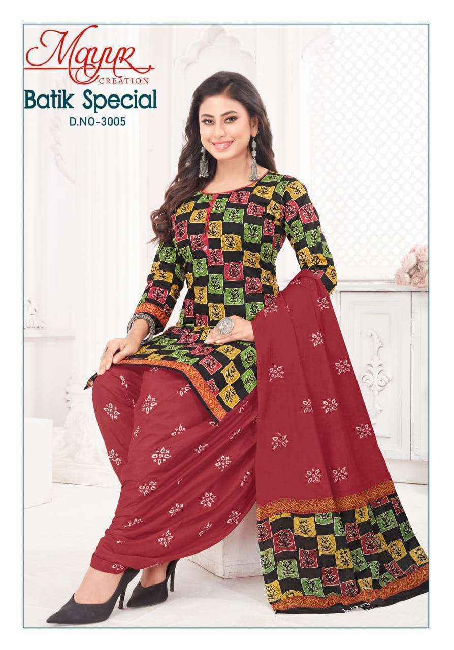 Mayur Creation Batik Special Vol-30 Cotton Salwar suits (10 pcs Catalogue)