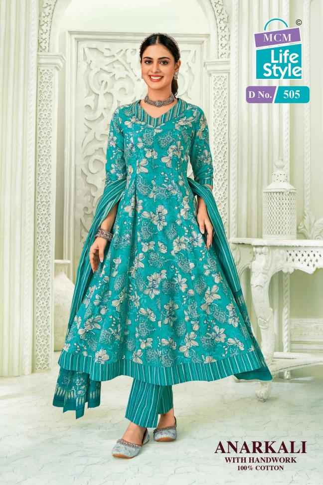 MCM Lifestyle Anarkali Vol 5 Readymade Suits Wholesale Price (10 pcs Catalogue )