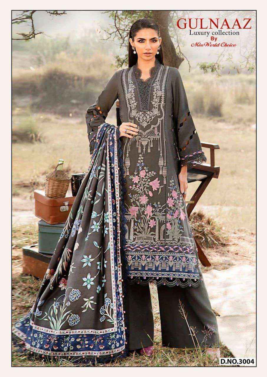 Miss World Choice Gulnaaz Vol 3 Printed Karachi Suit Wholesale Price ( 6 Pcs Catalog )