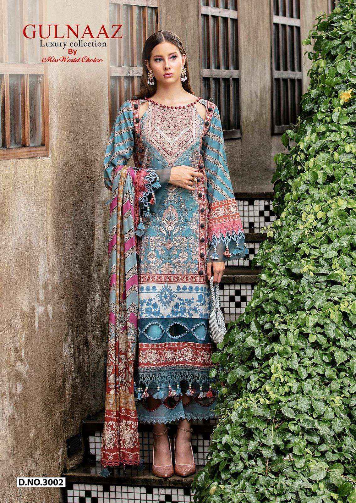 Miss World Choice Gulnaaz Vol 3 Printed Karachi Suit Wholesale Price ( 6 Pcs Catalog )