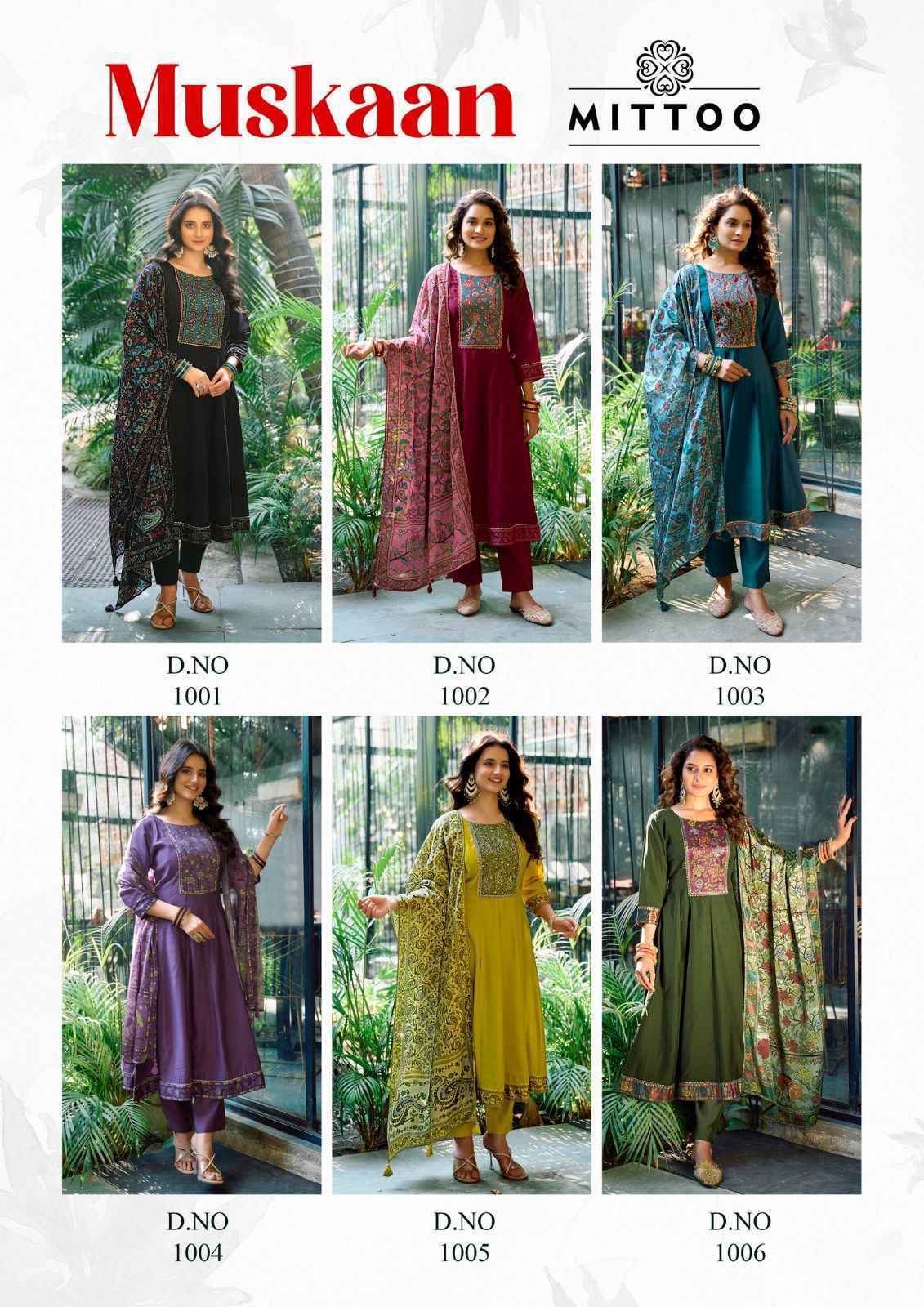 Mittoo Muskaan Modal Silk Kurti Combo 6 pcs Catalogue