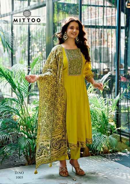 Mittoo Muskaan Modal Silk Kurti Combo 6 pcs Catalogue