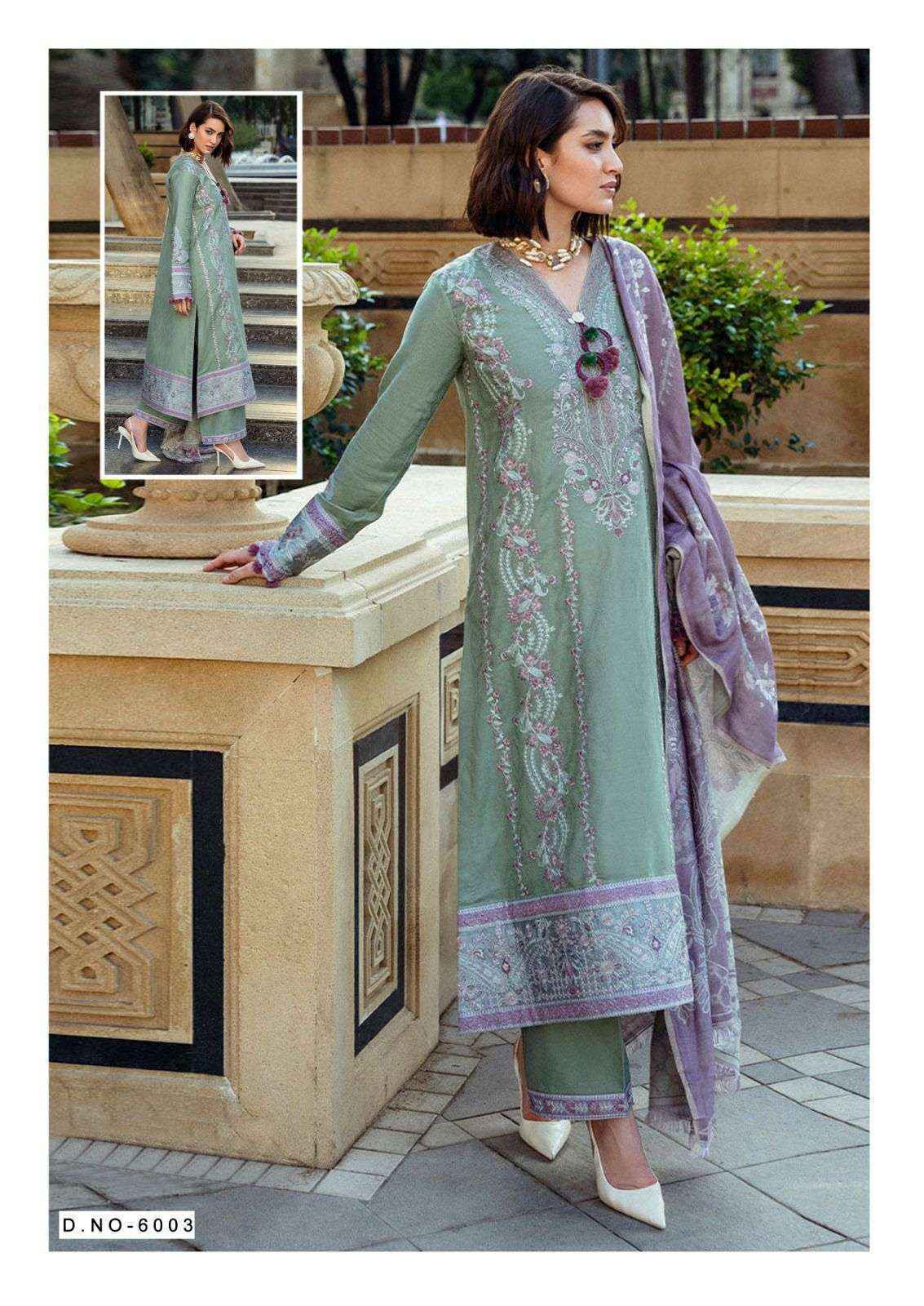 Mizaj Qurbat Vol-6 Cotton Dress Material - Wholesale Market In Surat (6 pcs Catalogue)