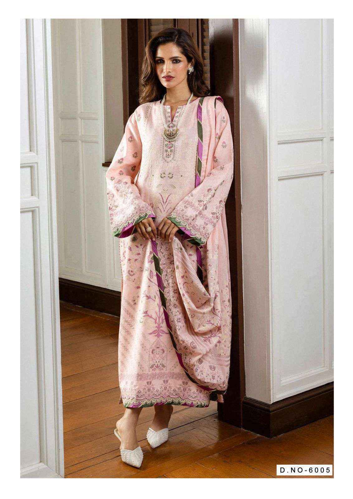 Mizaj Qurbat Vol-6 Cotton Dress Material - Wholesale Market In Surat (6 pcs Catalogue)