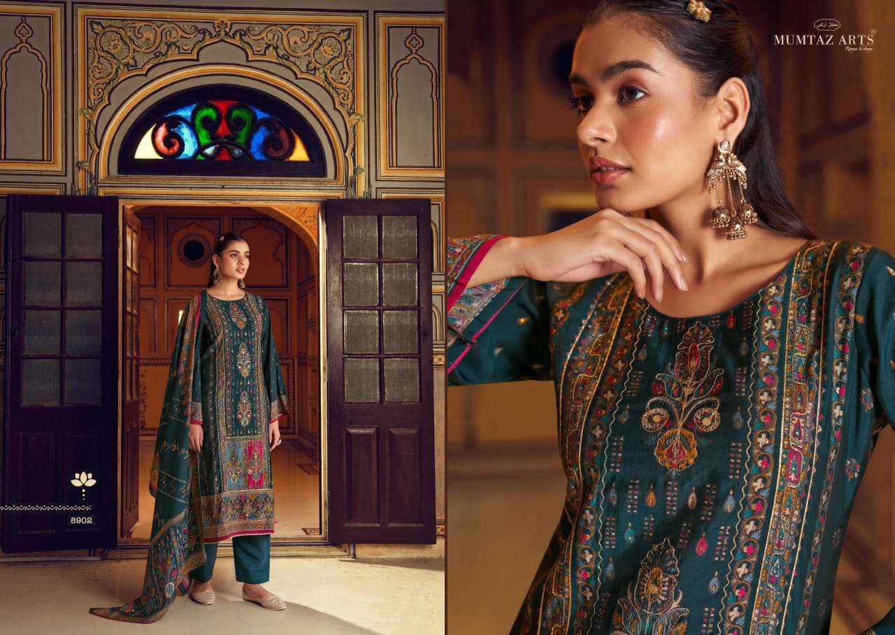 Mumtaz Arts Aafreen Fancy Viscose Muslin Salwar Suit Wholesale Price ( 4 Pcs Catalog )