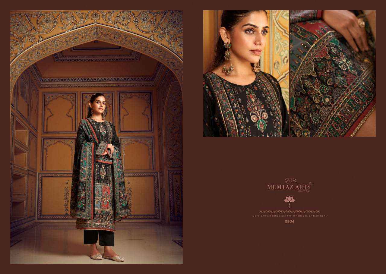 Mumtaz Arts Aafreen Fancy Viscose Muslin Salwar Suit Wholesale Price ( 4 Pcs Catalog )