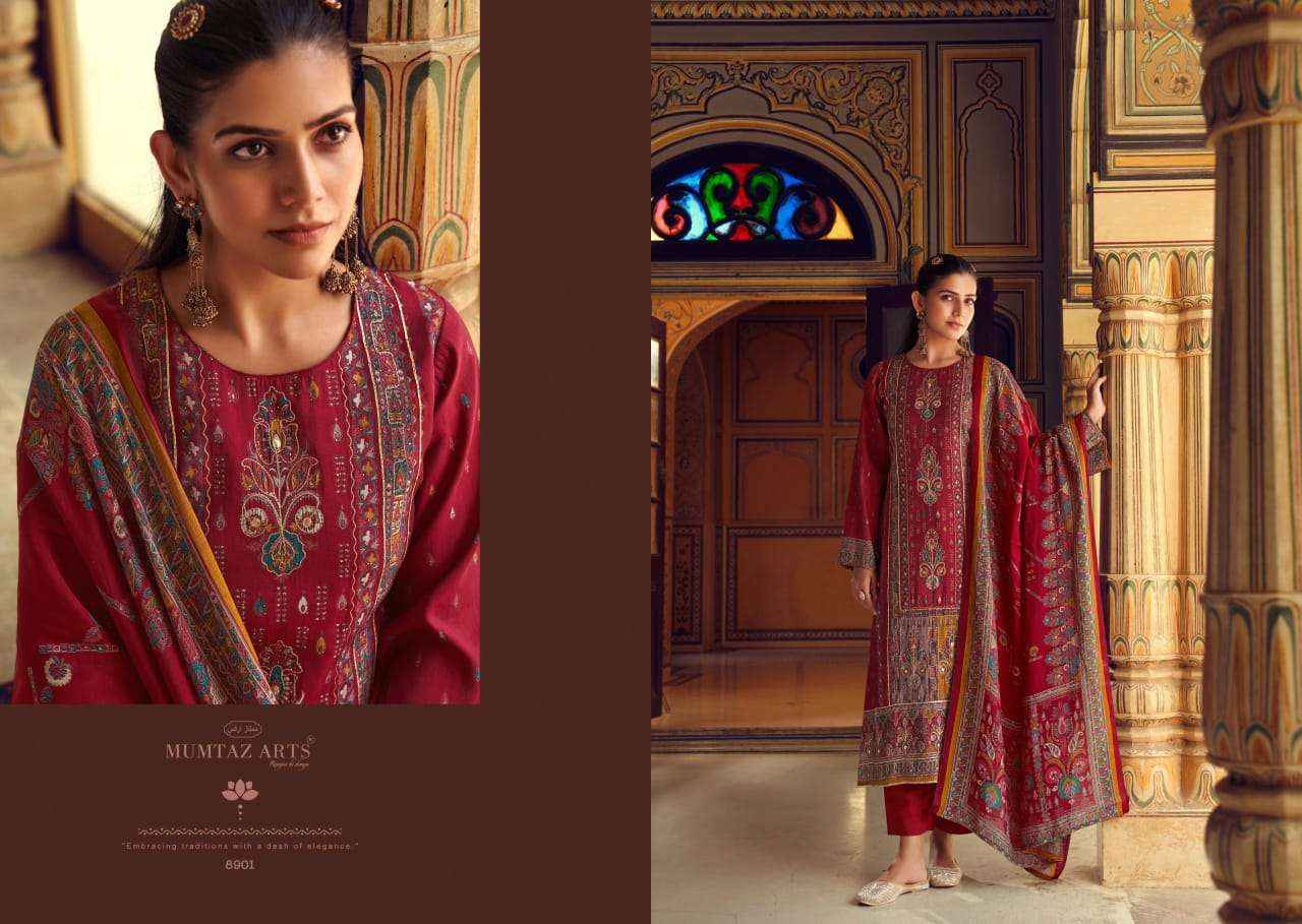 Mumtaz Arts Aafreen Fancy Viscose Muslin Salwar Suit Wholesale Price ( 4 Pcs Catalog )