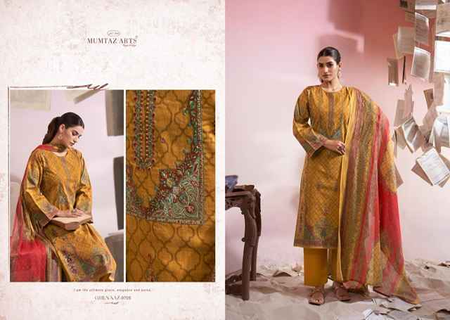 Mumtaz Arts Gulnaaz Viscouse Cotton Dress Material - Surat Market Wholesale ( 6 pcs Catalogue )