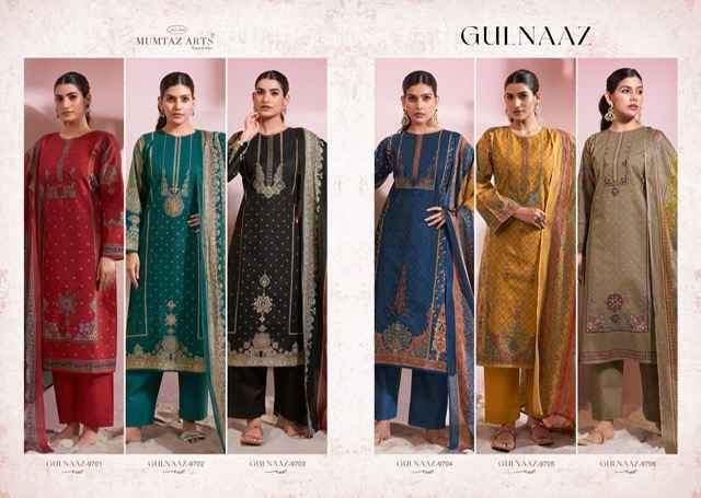 Mumtaz Arts Gulnaaz Viscouse Cotton Dress Material - Surat Market Wholesale ( 6 pcs Catalogue )