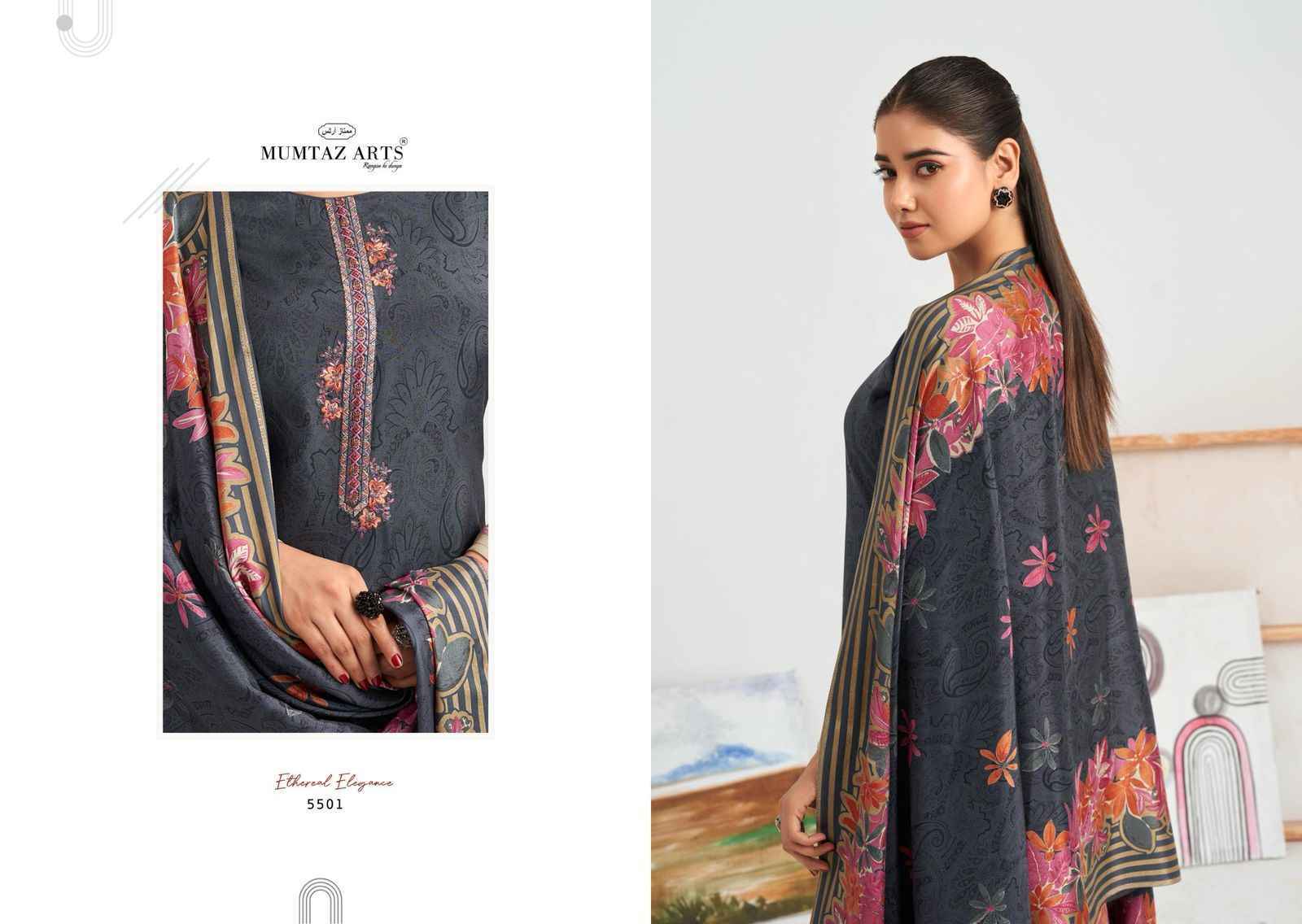 Mumtaz Arts Hafiza Viscouse Muslin Dress Material wholesale Price ( 4 pcs Catalogue )