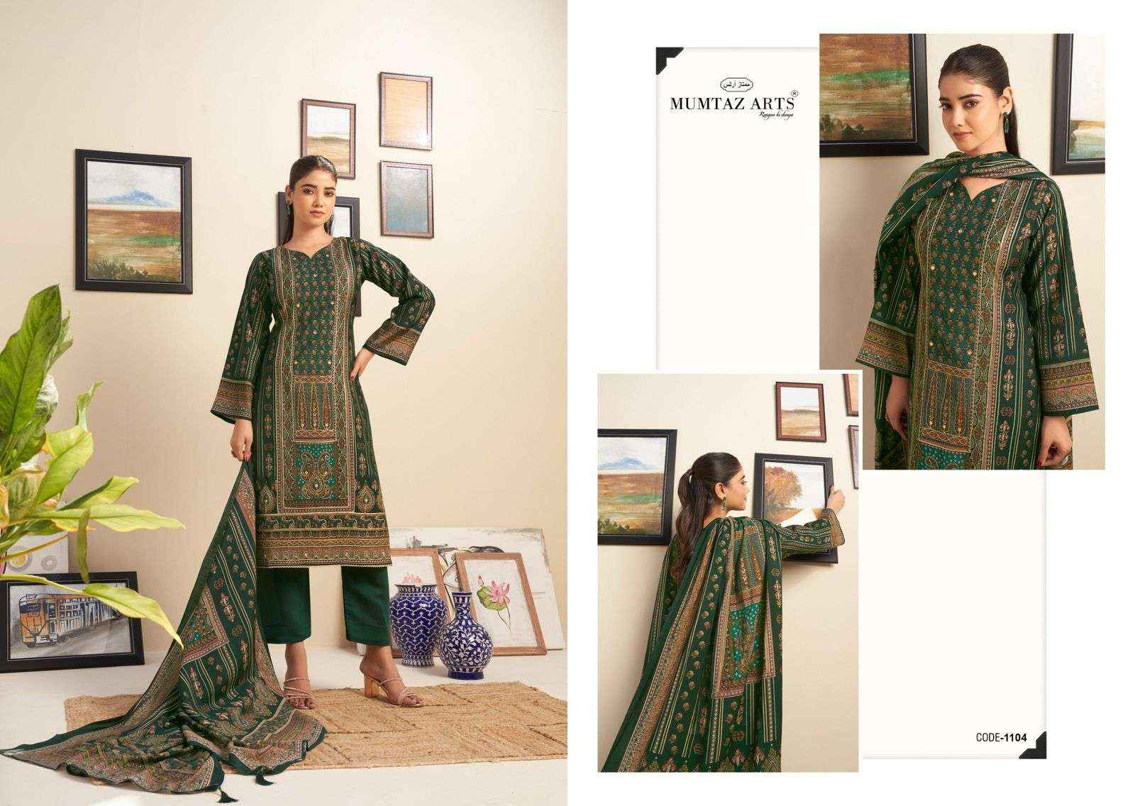 Mumtaz Arts Nayaab Vol 7 Fancy Handwork Muslin Dress Latest Catalog Wholesale Price ( 6 Pcs Catalog )