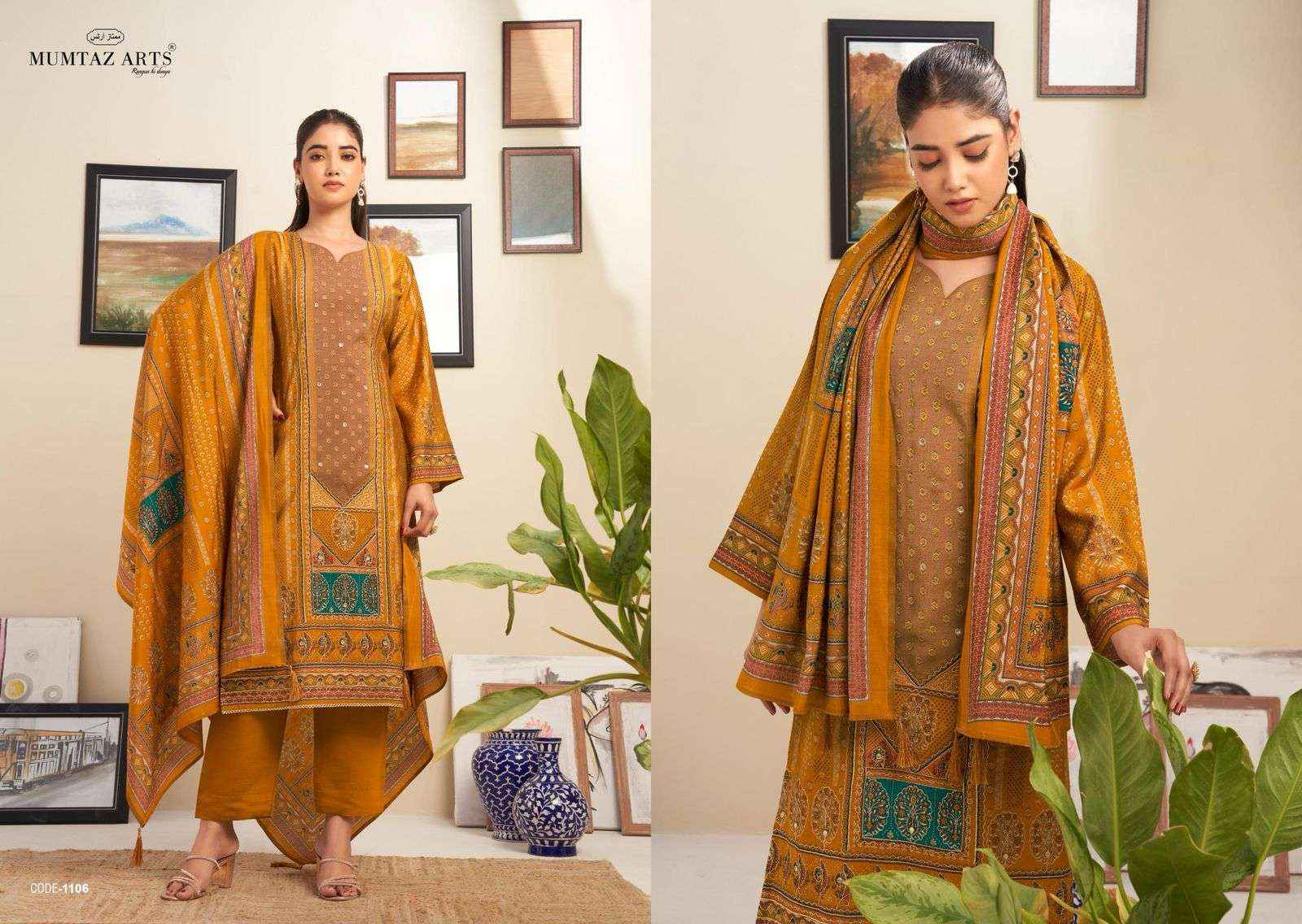 Mumtaz Arts Nayaab Vol 7 Fancy Handwork Muslin Dress Latest Catalog Wholesale Price ( 6 Pcs Catalog )