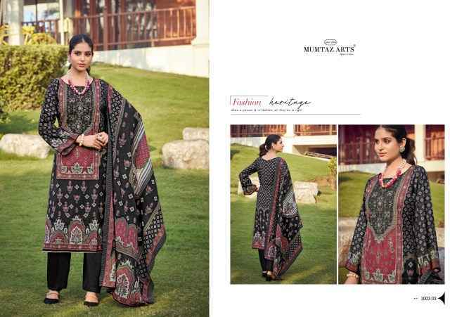 Mumtaz Arts Seher Silk Viscouse Musline Dress Material ( 4 pcs Catalogue )