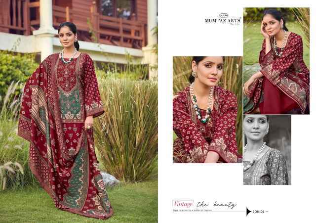 Mumtaz Arts Seher Silk Viscouse Musline Dress Material ( 4 pcs Catalogue )