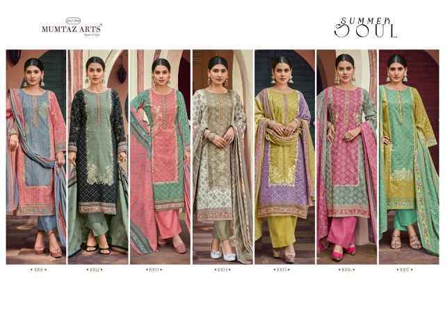 Mumtaz Arts Summer Soul Viscouse Cotton Suits Wholesale ( 7 pcs Catalogue )
